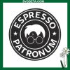 Espresso Patronum Coffee Embroidery Design