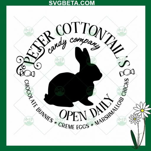 Peter Cottontail Easter SVG, Easter Bunny SVG, Candy Company SVG