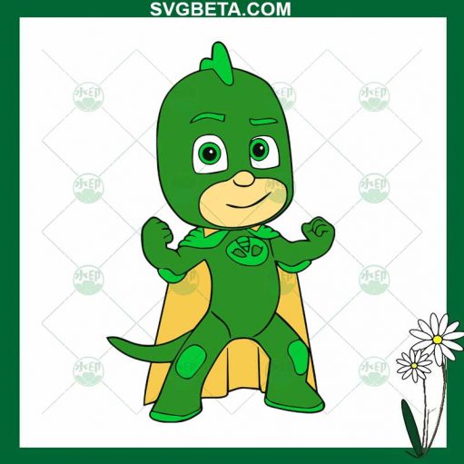 Pj masks characters Gekko SVG