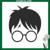 Harry Potter Face Embroidery Design