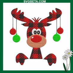 Reindeer embroidery design