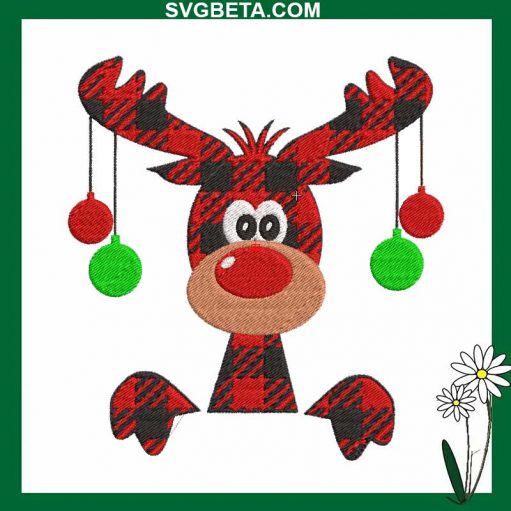 Reindeer Embroidery Design