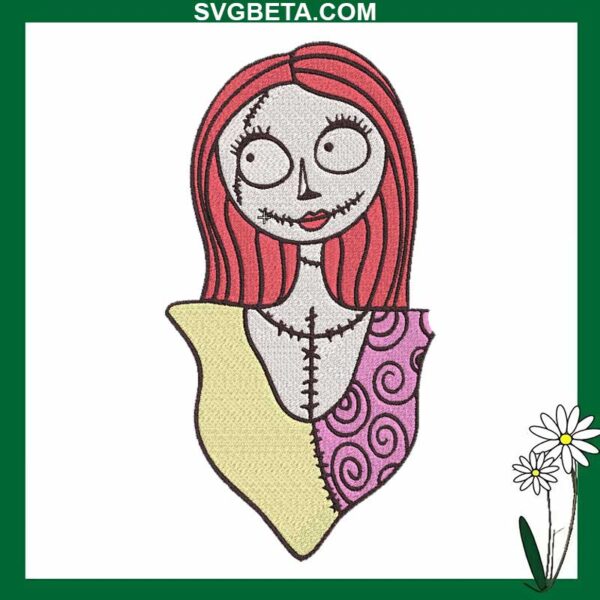 Sally Skellington Embroidery Design