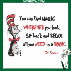 Dr Seuss embroidery design