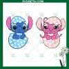 Stitch And Angel Easter Egg SVG