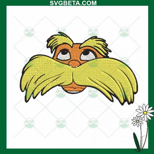 The lorax dr seuss Embroidery Design