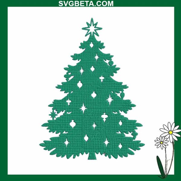 Christmas Tree embroidery design
