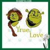 Shrek And Fiona True Love SVG