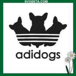 Adidogs Embroidery Design