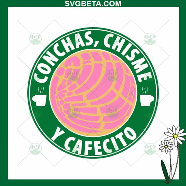 Conchas Chisme Y Cafecito SVG