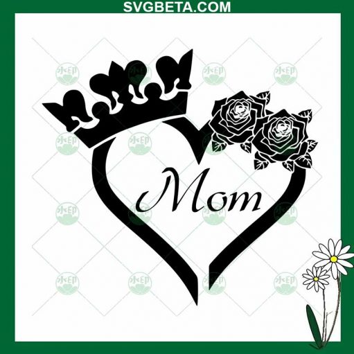 Heart Mom Mothers Day SVG