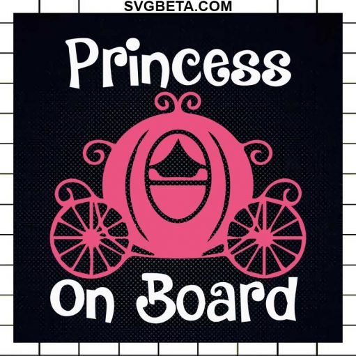 Little Princess On Board SVG