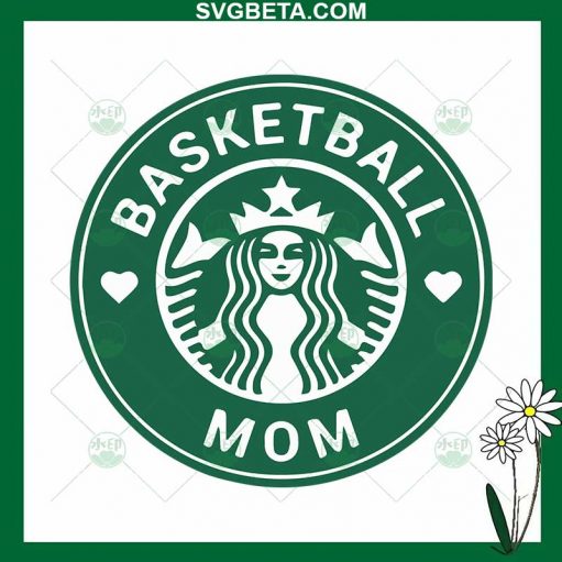 Basketball Mom Coffee Logo Svg