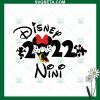 Disney 2022 Nini Svg