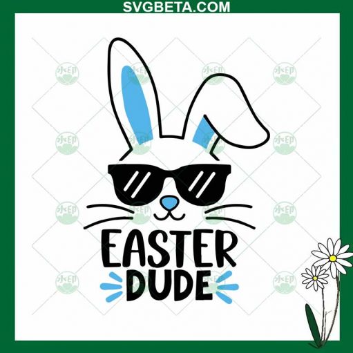 Bunny Easter Dude Svg