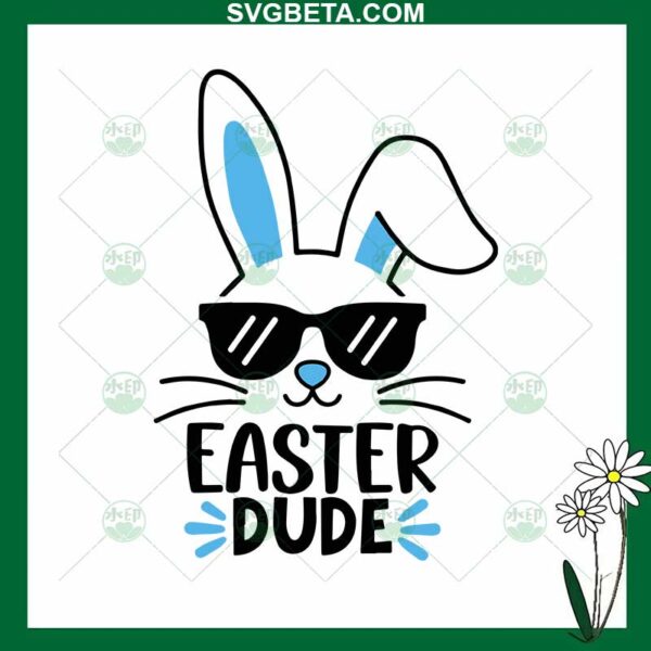 Bunny Easter Dude SVG