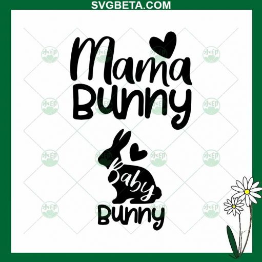 Mama Bunny SVG