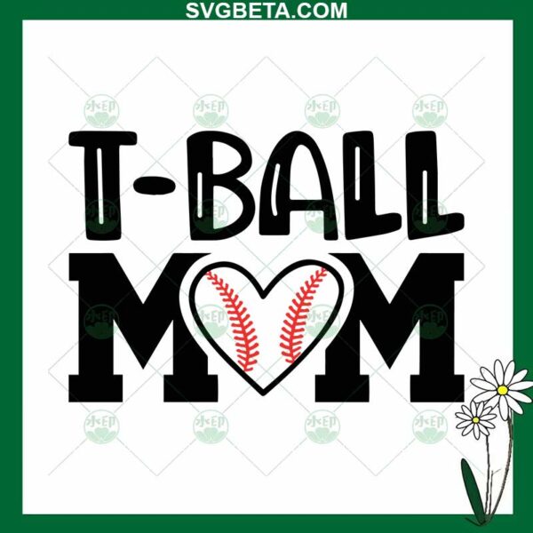 T Ball Mom SVG