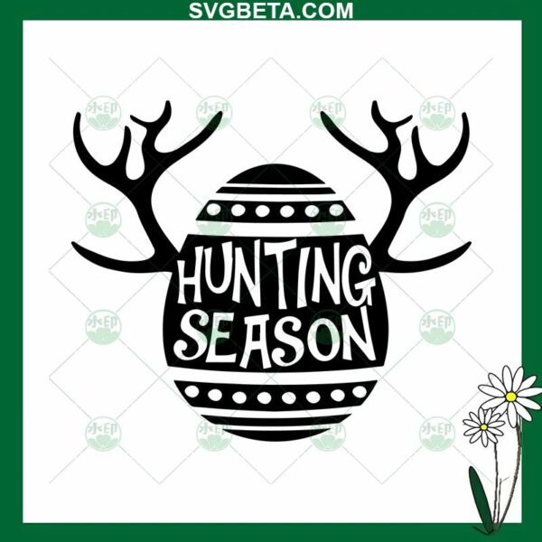 Hunting Season Easter Egg SVG
