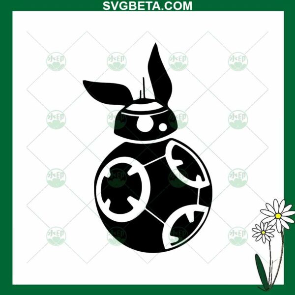 Bunny Star Wars Bb8 Robot SVG