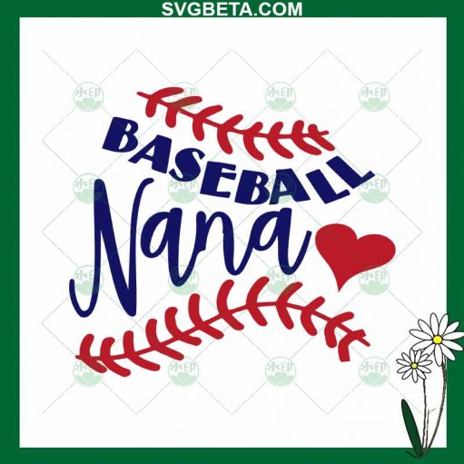 Baseball Nana SVG