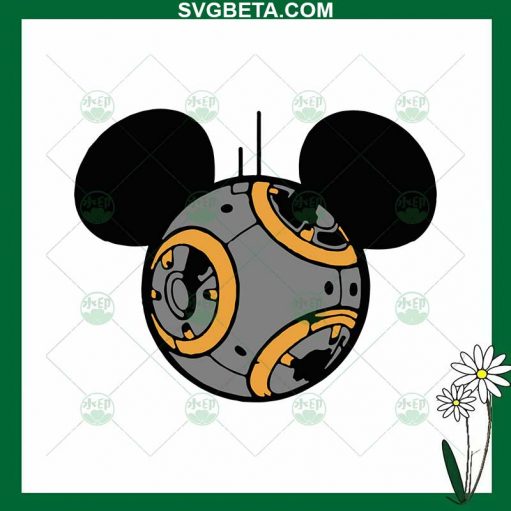 Star Wars Bb8 Mickey Mouse Svg