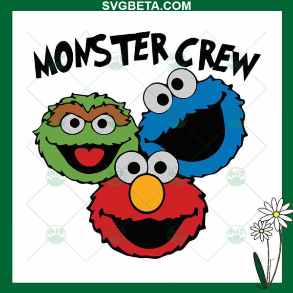 Sesame Street Monster Crew SVG