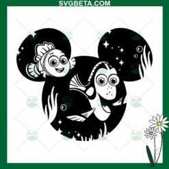 Nemo Mickey Ears SVG