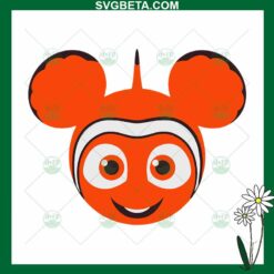 Nemo Mickey Ears SVG