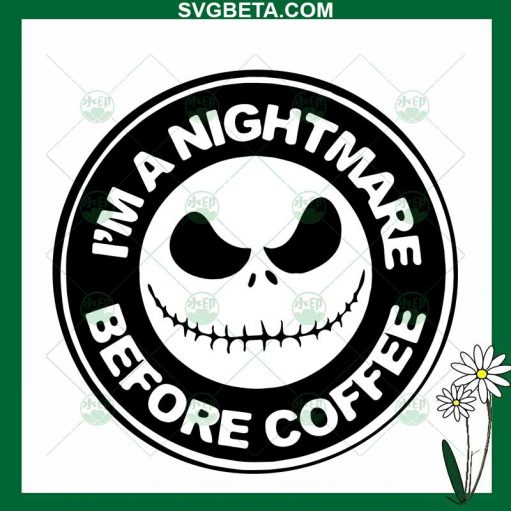 Jack Skellington Starbucks Logo SVG