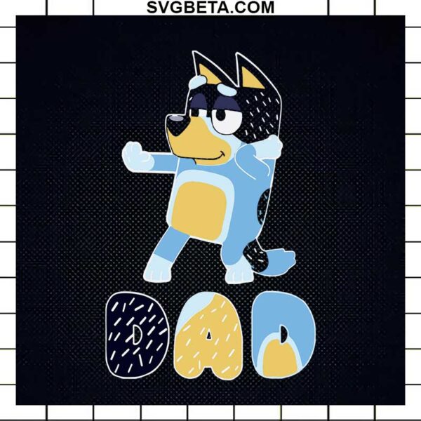 Bluey Dad SVG
