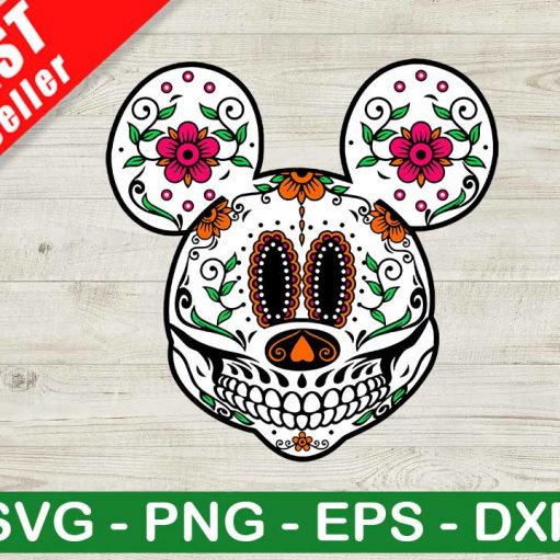Day Of The Dead Mickey Mouse SVG, Mickey Coco SVG, Disney Coco SVG