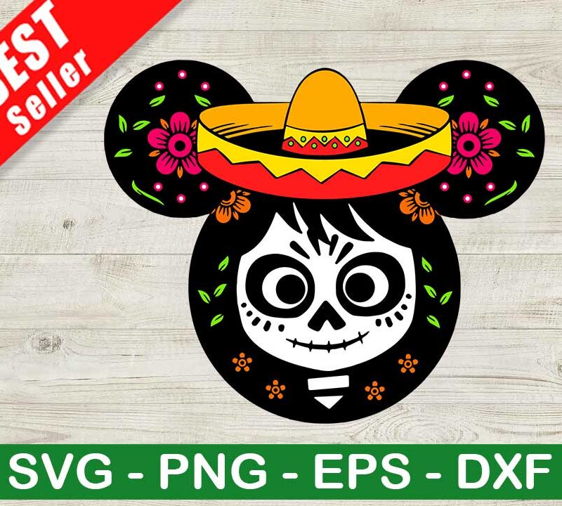 Coco Mickey Ears SVG
