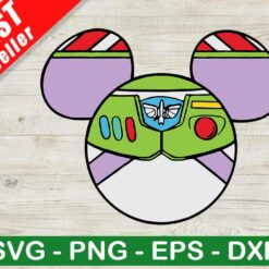 Buzz Lightyear Mickey Head SVG