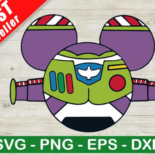 Disney Buzz Lightyear Ears SVG, Buzz Lightyear SVG, Toy Story Mickey Ears SVG