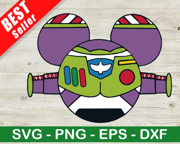 Disney Buzz Lightyear Ears SVG