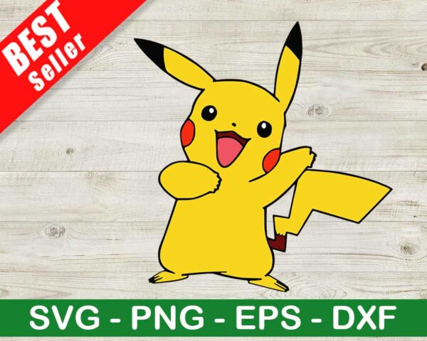 Cute Pikachu SVG