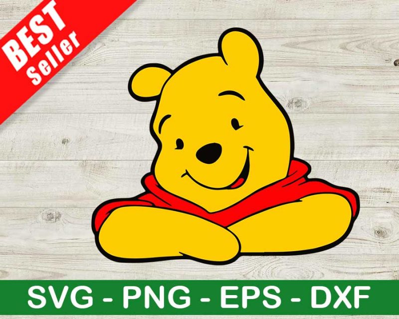 Winnie The Pooh Head SVG