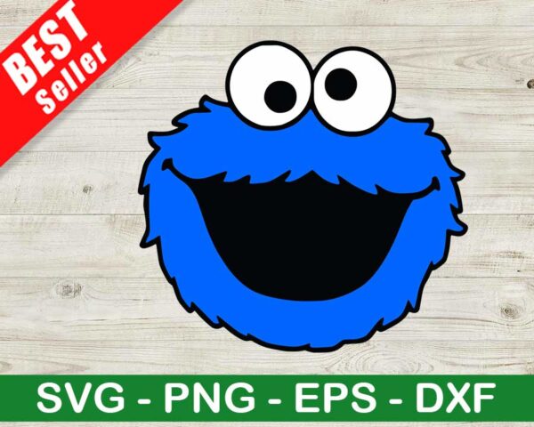 Cookie Monster Sesame Street SVG