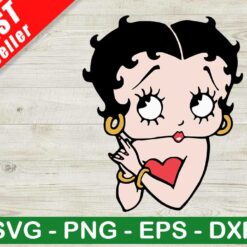 Betty Boop Girl SVG