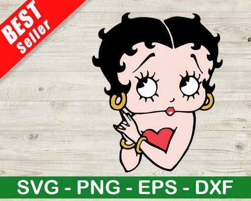 Betty Boop Girl SVG