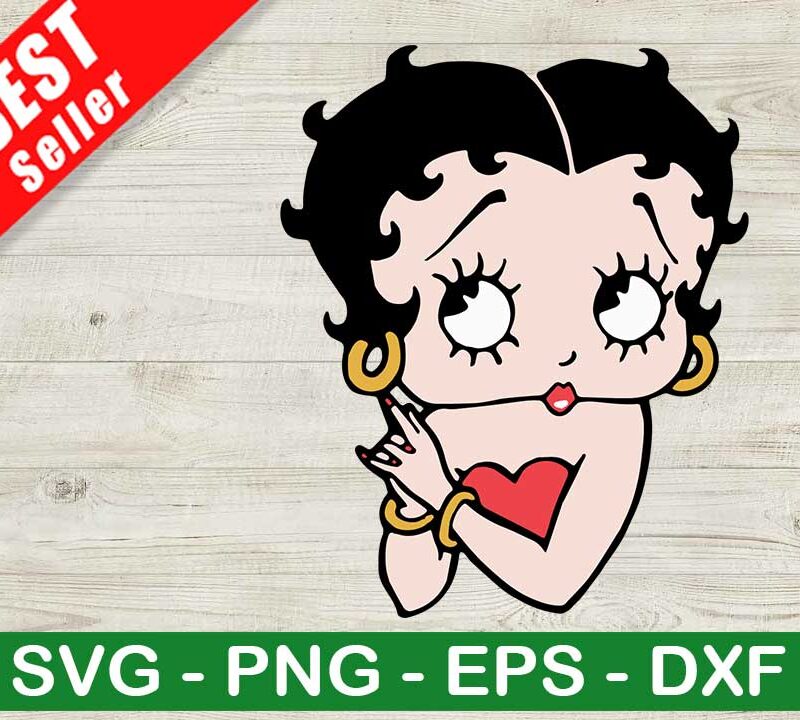 Betty Boop Girl SVG