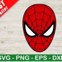 Spiderman Mask SVG