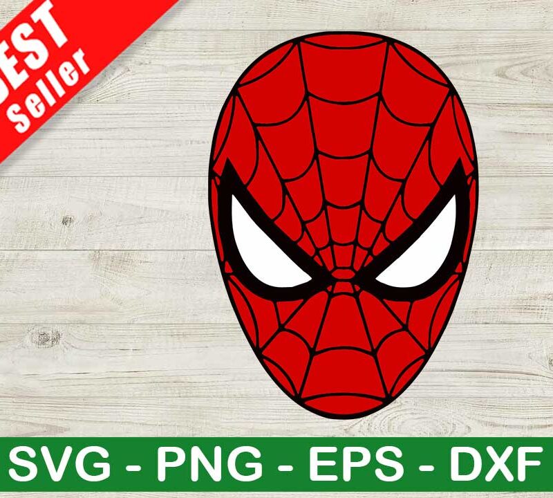 Spiderman Mask SVG