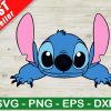 Cute Stitch Face SVG