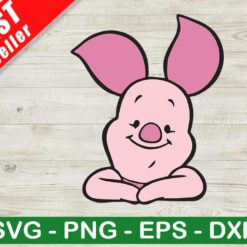 Disney Piglet Face SVG