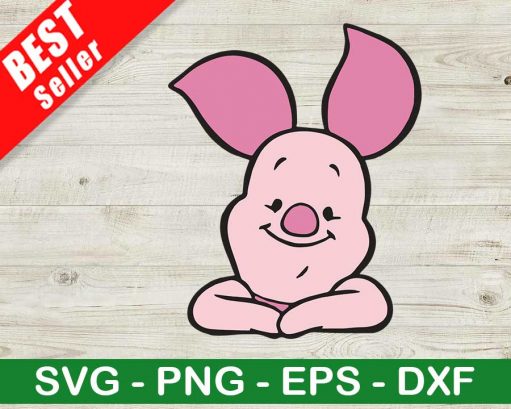 Disney Piglet Face SVG