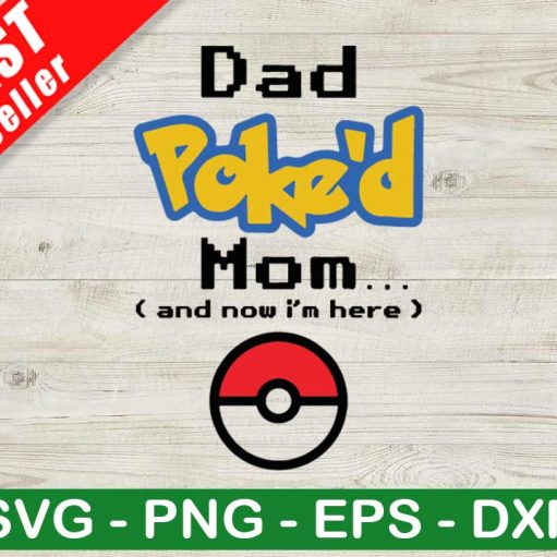 Pokemon Dad Pokemon Mom SVG