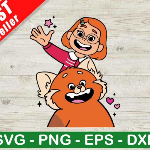 Mei mei Red Panda SVG, Turning Red SVG, Disney Movies SVG