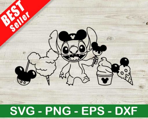 Disney Stitch And Friends SVG